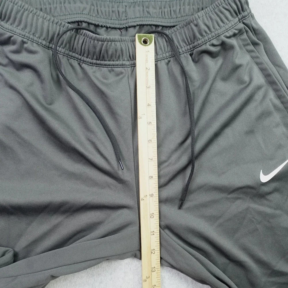 Nike Track Pants Mens Large Gray Athletic Dri-FIT Training Soccer